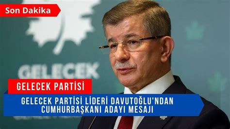 Gelecek Partisi Lideri Davutoğlu: Mescid-i Aksa’yı unutmadık, unutturmadık